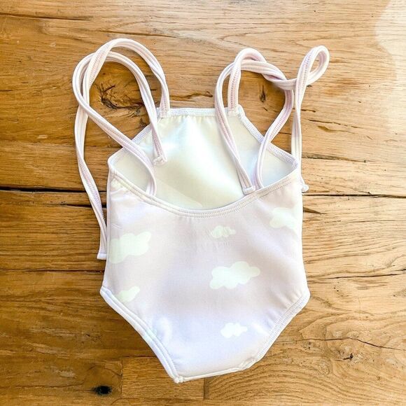 Arlo and Ivy Swim Lavender Cloud Print Swimsuit Size 6-12M - Picture 4 of 7